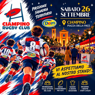 Ciampino Rugby Club alla notte bianca 2026